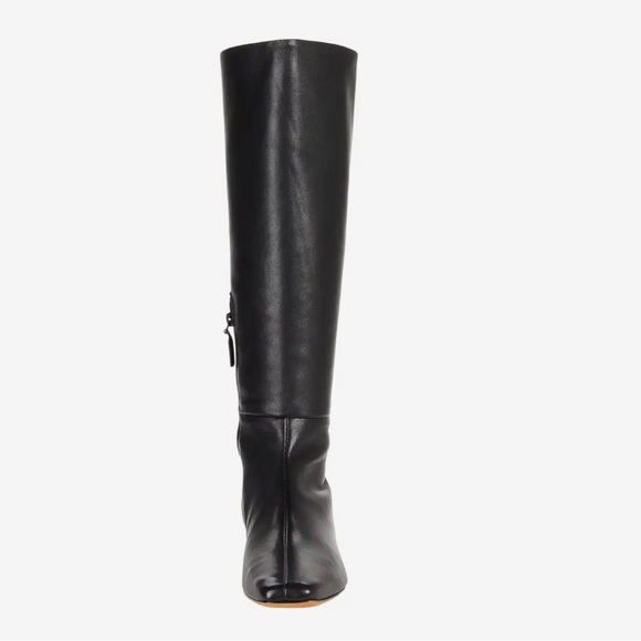 VINCE Women's Nella Knee
High Boot Black soft Leather size 36.5 US 6.5 - Picture 13 of 13